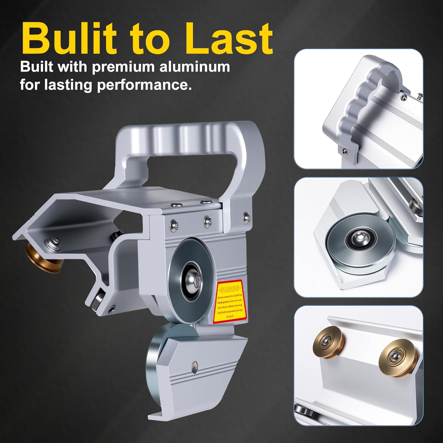 PRO Cut-Off Tool with Case 10379 Precision Cutter Compatible with Pro 14 HD, MX Series, MAX-I-MUM XL Series brakes, Lightweight Heavy-Duty Metal & Vinyl Cutter