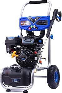 3500 PSI Gas Pressure Washer with 2.3 GPM, 212CC Engine, 25FT Hose, and 4 Quick-Connect Nozzles