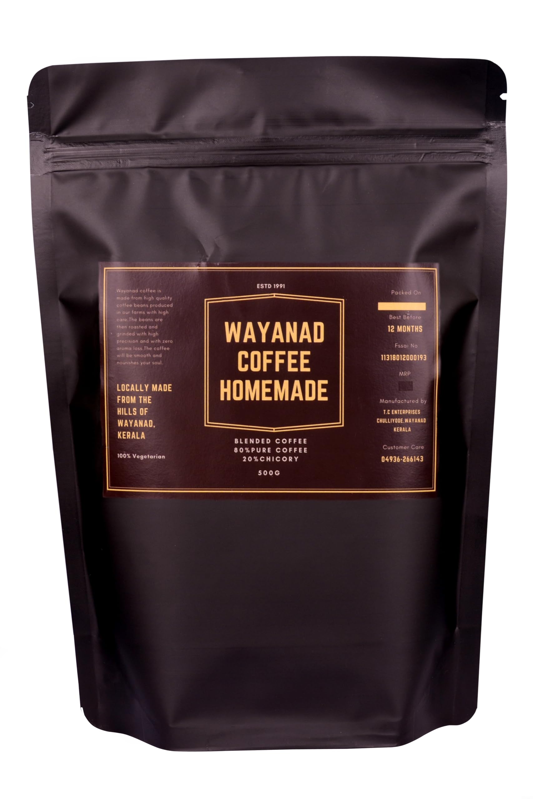 Wayanad Coffee homemade, 500 g (Pack of 1) (B09DGPF3M7) Amazon Price History, Amazon Price Tracker