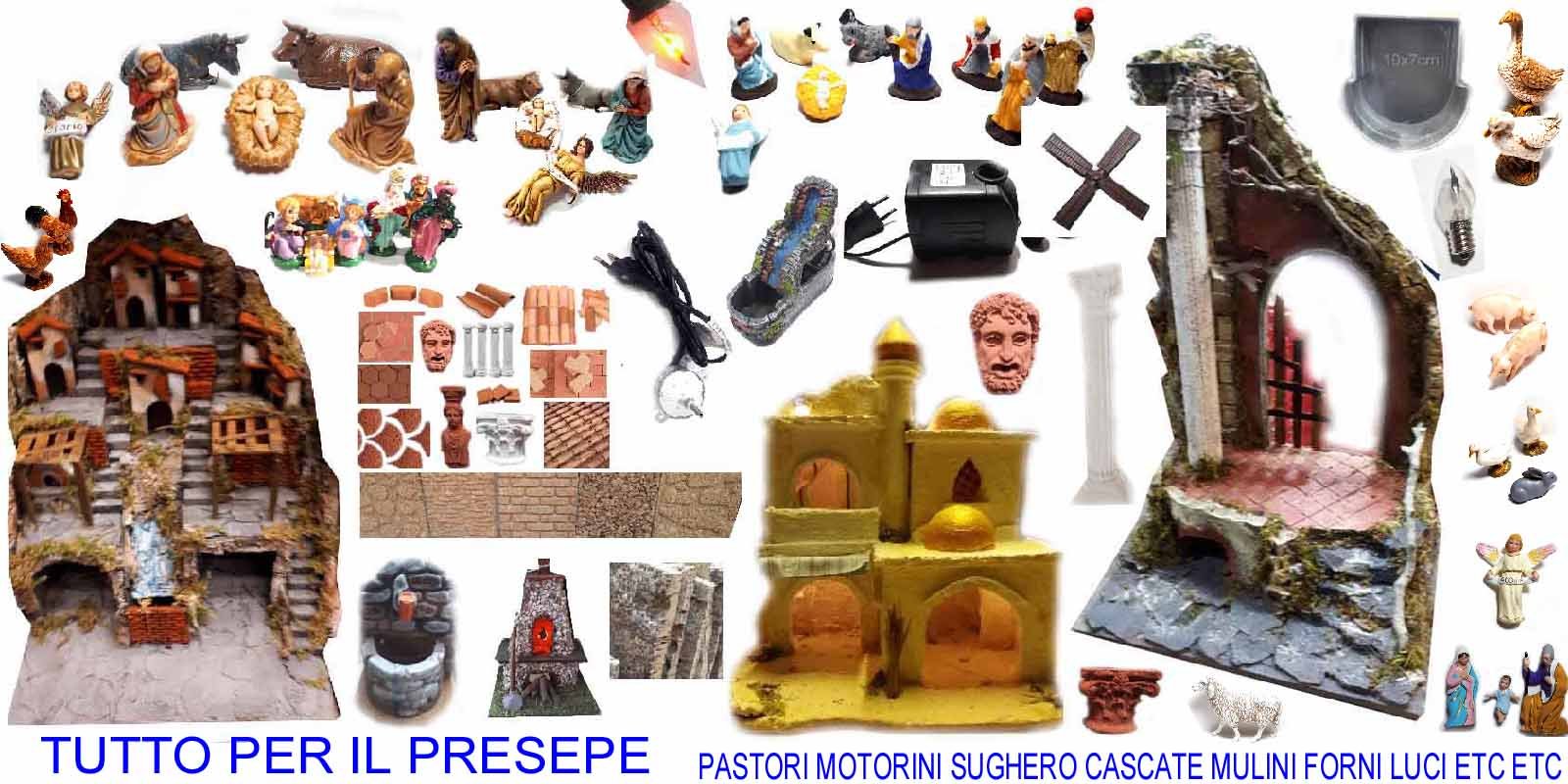 Sie erhalten 10 Hirten aus Terrakotta, 3 cm hoch, für die Krippe, San Gregorio, handwerkliches Armeno, Nonn