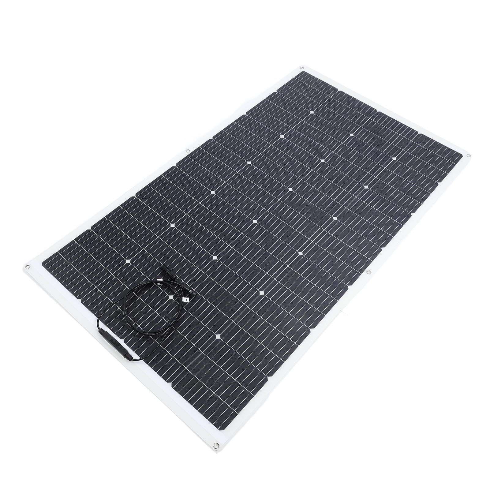 Yosoo Health Gear Panel Słoneczny Półelastyczna Przenośna ładowarka do Paneli Słonecznych Monokryształ EVA Zginana Skrzynka Przyłączeniowa IP65 o 30 Stopniach Złącze PV do Przyczepy Kempingowej