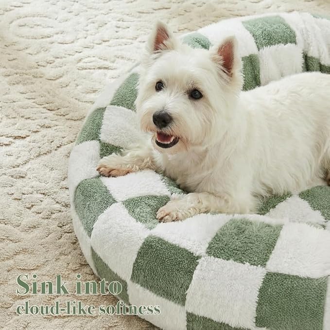 Cama Redonda Perro Grande 76cm Lavable Antiansiedad miniatura 3