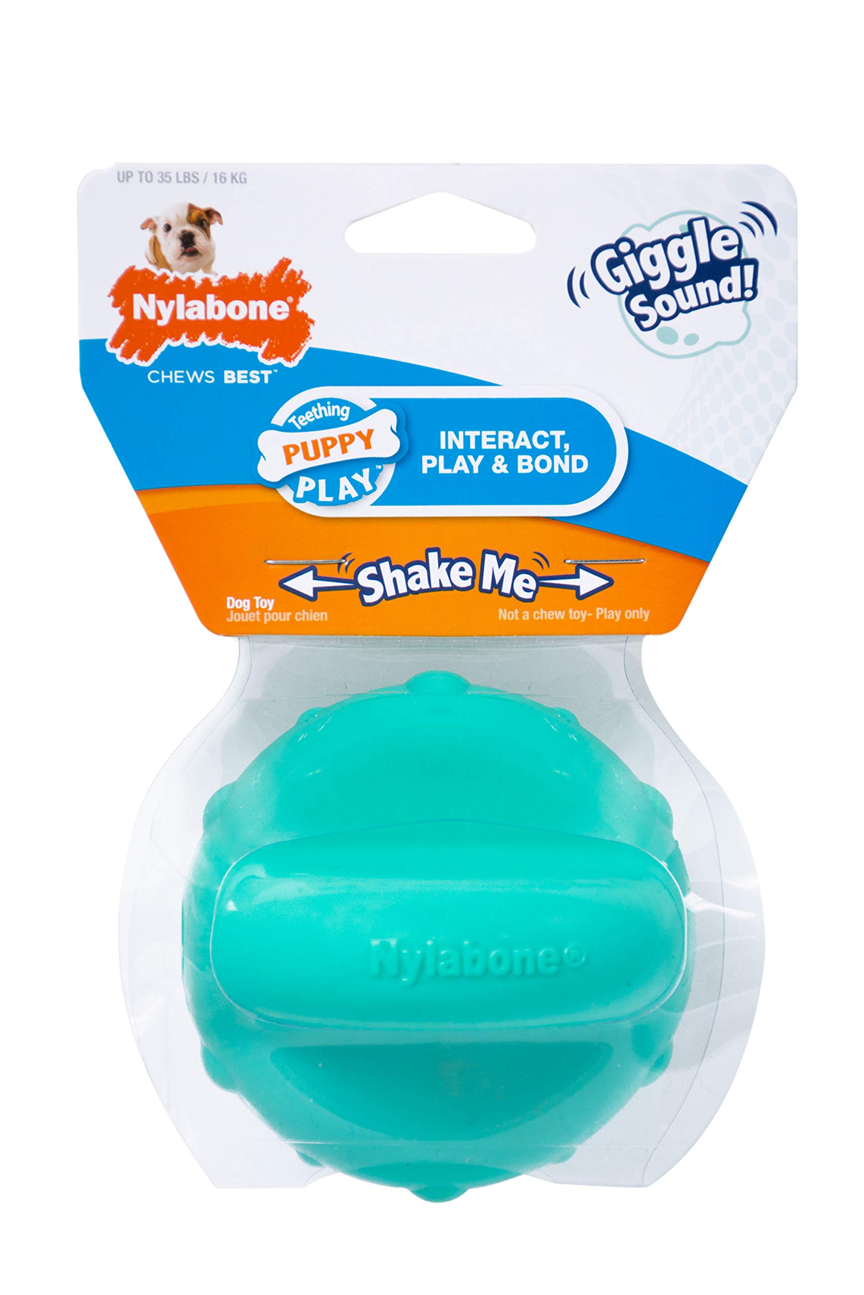 Balle pour chiots Nylabone contre l'ennui des chiens moyens de 16kg
