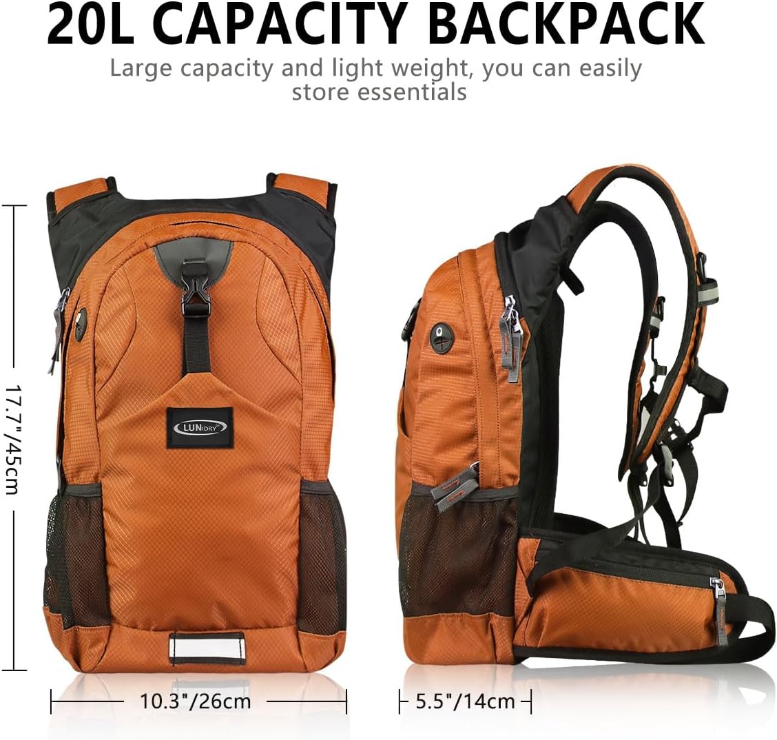 Hydration Pack Thermal Insulated Hydration Backpack with 2L BPA Free Leak-Proof Water Bladder, Daypack Perfect for Running, Cycling, Hiking, Climbing-Keep Liquids Cool Up to 4 Hours