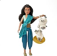 Vista 5 de Disney Princess Raya y el último dragón, Raya, Ongis y NOI, ropa y accesorios de moda para muñecas, juguete para niños de 3 años en adelante