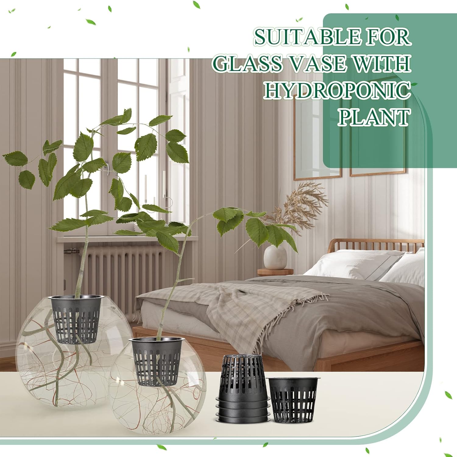 Yinder 200 Pack Net Pots 3 Inch Net Cups Thin Lip Hydroponics Supplies Garden Slotted Mesh Aquaponics Garden Slotted Mesh Pot Hydroponics