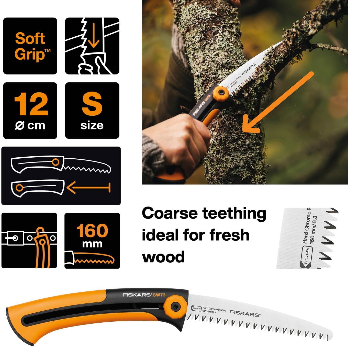 Fiskars Xtract Garden Pruning Saw SW73