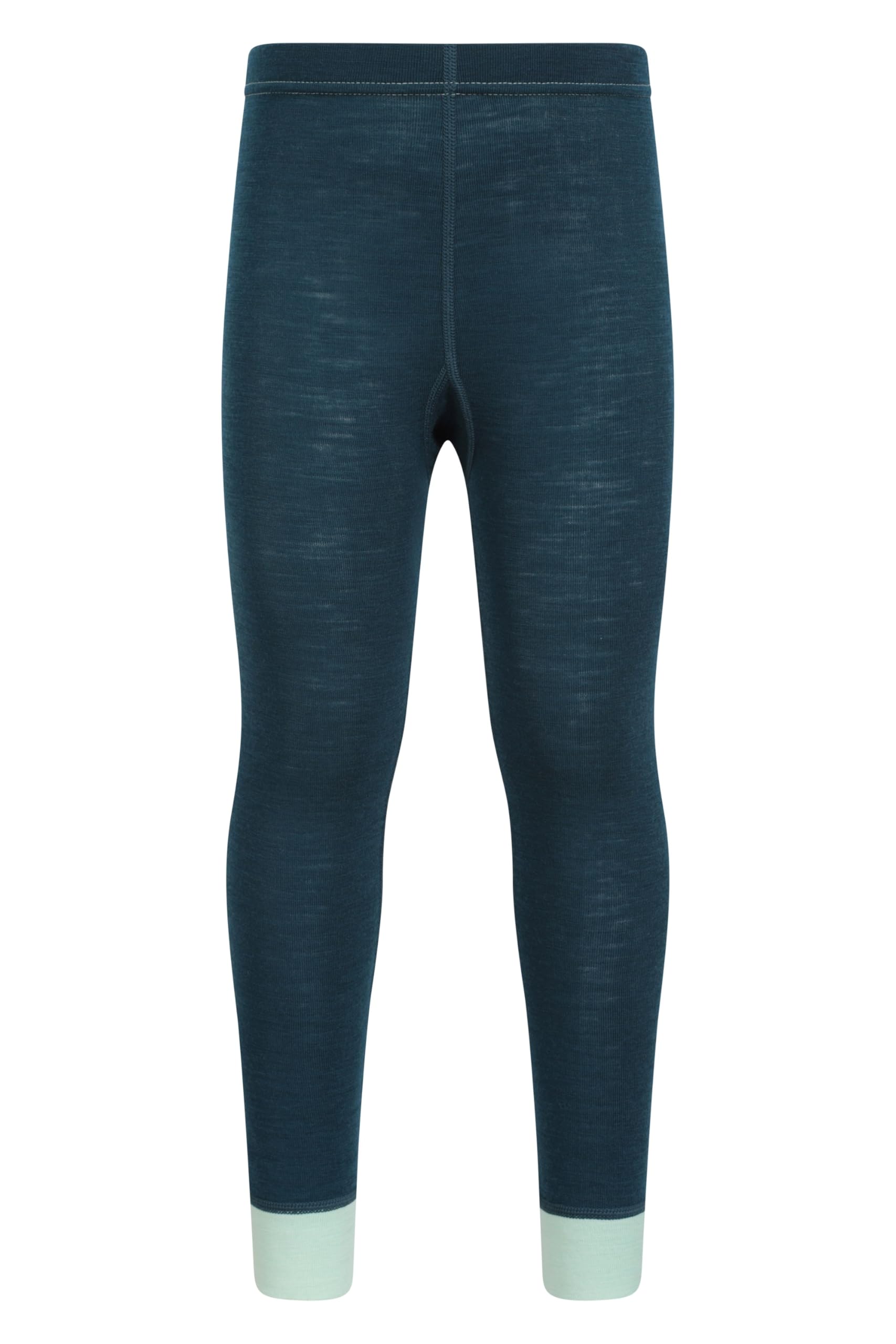 Mountain Warehouse Merino Kids Baselayer Pants Teal Kids Size 7-8 Years
