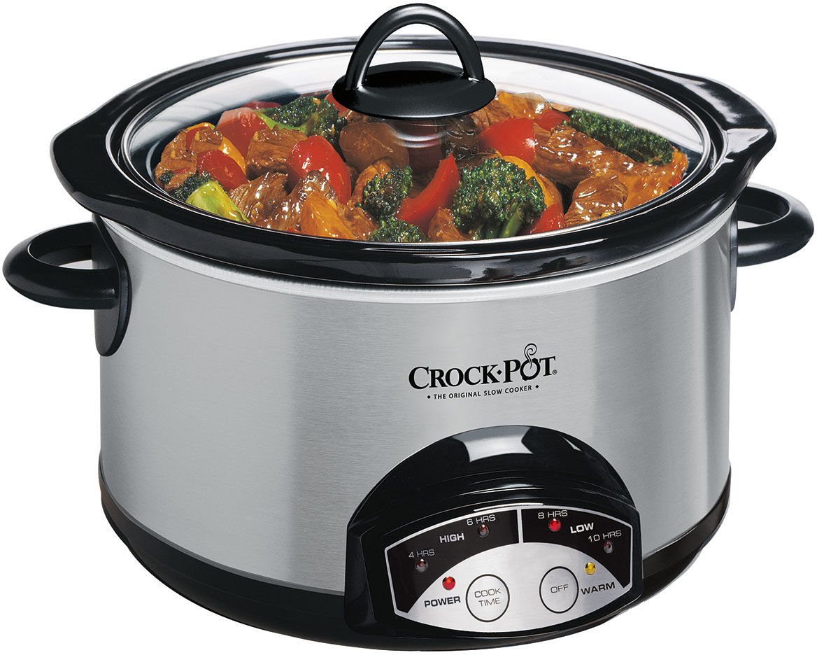 Crock-Pot 5-Quart Digital, Smudge-Proof Slow Cooker SCRP500-SP