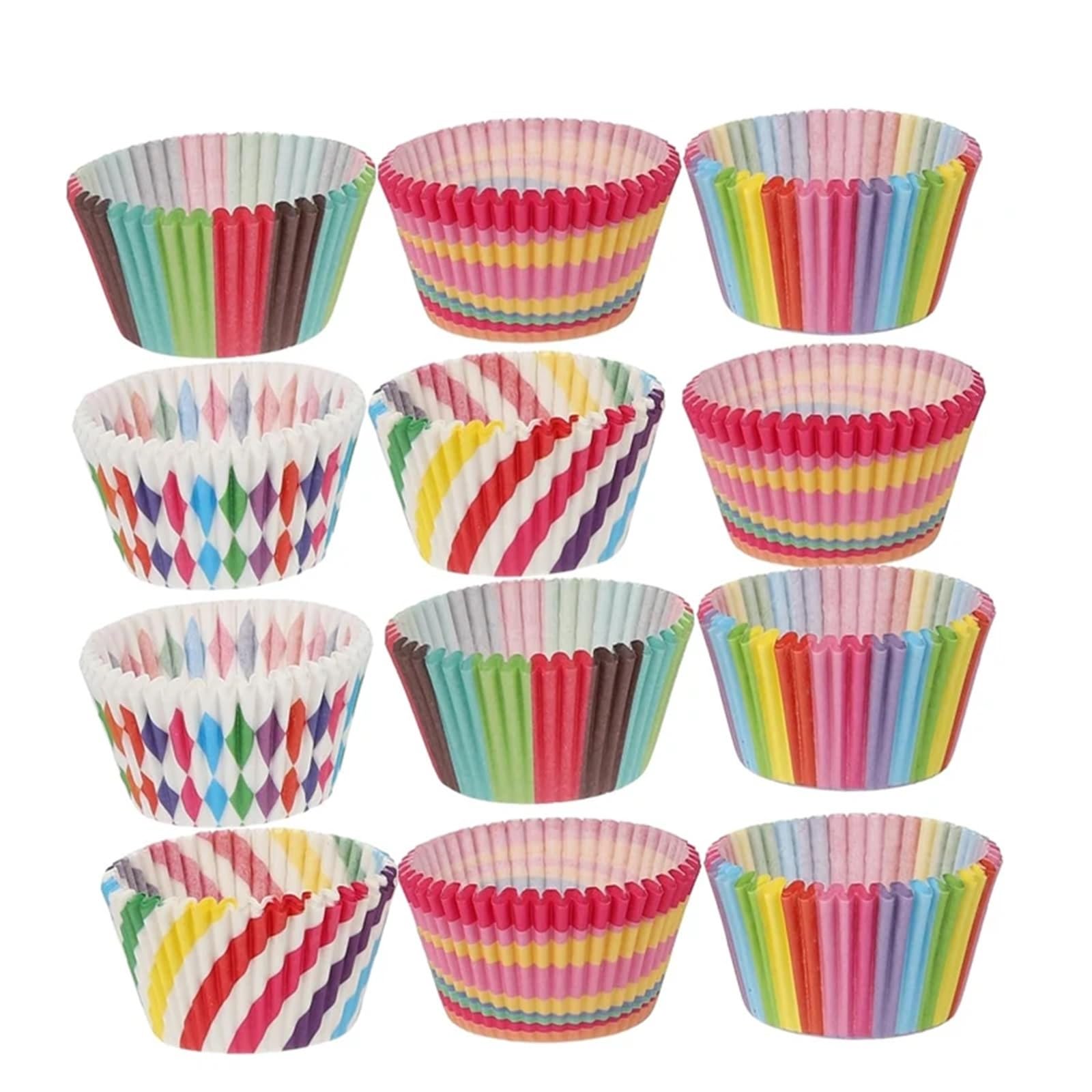 Gobelets en papier for gâteaux, Mini doublure de Cupcake, boîte à muffins cuisson, moules plateau, outils pâtisserie cuisine, 100/1000 pièces(Pink 1000pcs)