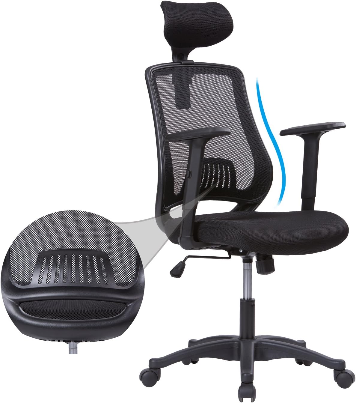 Novelland Ergonomics Office Chair Computer Chair Desk