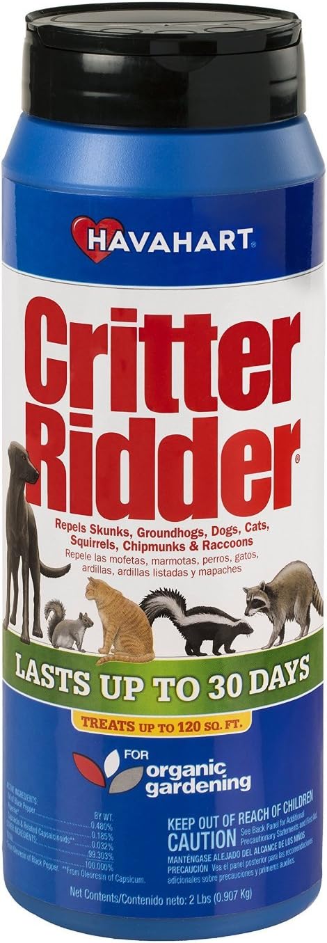 Havahart 3142 Critter Ridder Animal Repellent Granular Shaker, 2-Pound