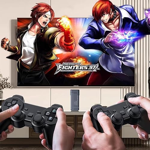 Miniatura 7 de 4k HD TV Game Stick 64G consola de videojuegos incorporada más de 10000 juegos retro juego de mano 2 × Gamepad inalámbrico