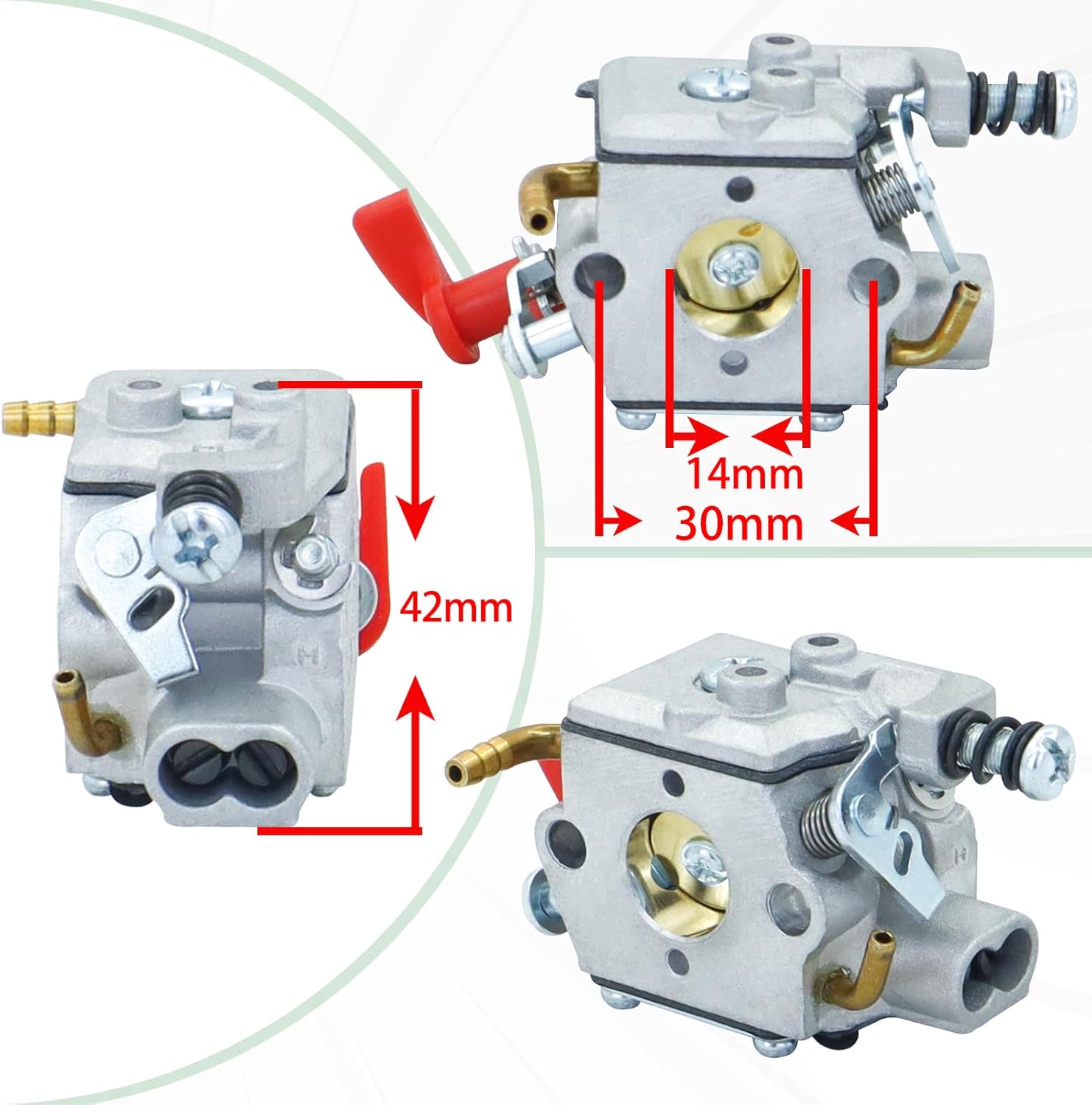 A021004690 Carburetor Fits for ECHO CS-2511 CS-2511T CS-2511TN CS-2511P for Shindaiwa 251TS Chainsaw Replaces for A021004691 for Walbro WT-1208 with A226001991 Air filter tune up kit
