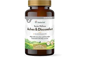 NaturVet Senior Wellness Aches & Discomfort Dog Ibuprofen Pain Relief for Large Dogs