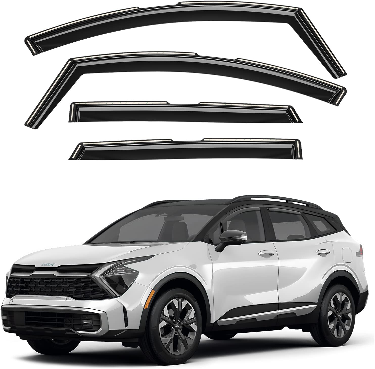 Goodyear Shatterproof inChannel Window Deflectors for Kia