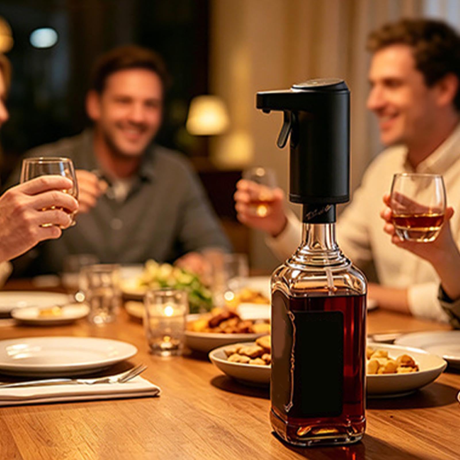 Aireador de vino eléctrico Dispensador Eléctrico de Licor con Pantalla LED