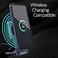 Vista 6 de Crave Compatible with Samsung Galaxy S25 Case, Shockproof Protection Dual Layer Case for Samsung Galaxy S25 (6.2 inch) - Navy