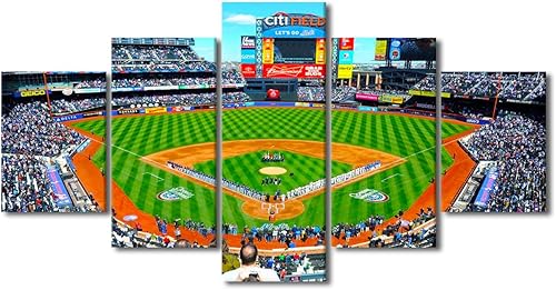 Miniatura 184 de Decoración de pared, lienzo para estadio deportivo de Estados Unidos, arte de pared moderno Fenway Park en Boston, arte de pared para oficina, sala