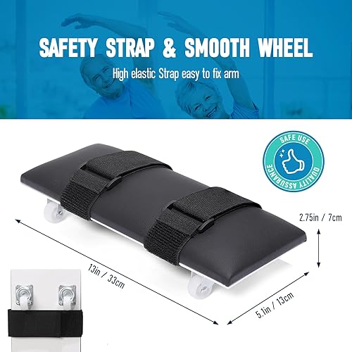 Miniatura 4 de Equipo de polea de hombro para rehabilitación de hombros - Sistema de terapia física de escritorio sin esfuerzo para ancianos, discapacitados,
