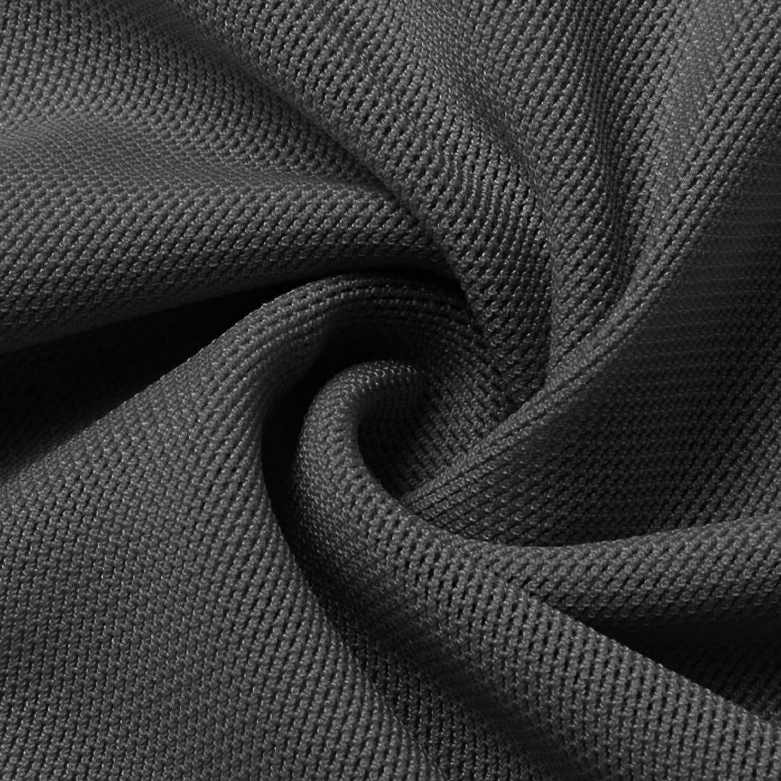 Harssidanzar Yoga Two-Piece Set Long Sleeve for Women Mesh Gym Athletic Tops Workout Shirts with Sports Bra CL306US - Image 5