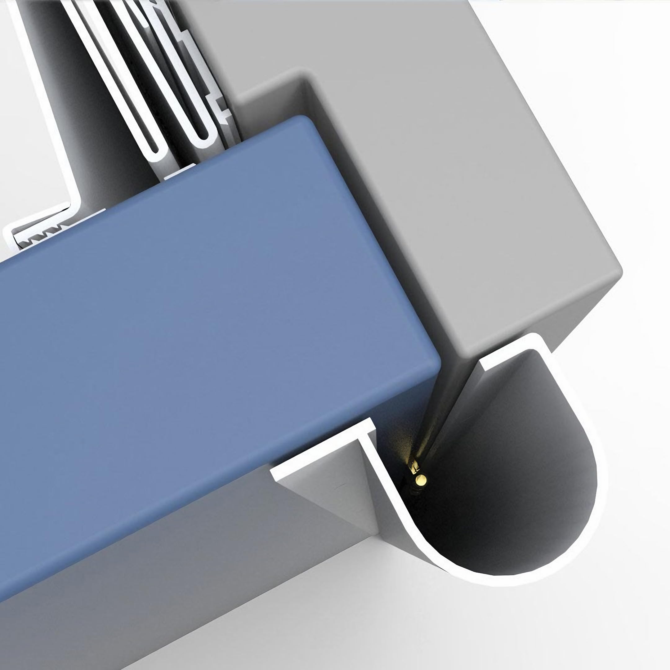 Fingersafe Commercial Door Finger Protector Premium Door Hinges Finger Guards for Kids, Baby Finger Pinch Safety Sight Guard | Pull Side Safety Shield Kit (White, 80