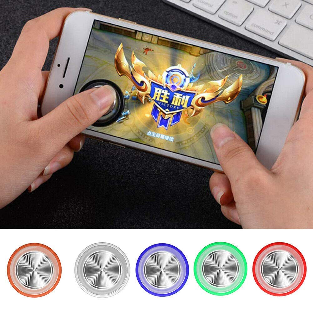 Q8plus Joystick Touch Screen per Telefono Cellulare e Tablet - Controller di Gioco Universale Con Pulsanti in Metallo, Joypad Portatile, Ventosa Gamepad