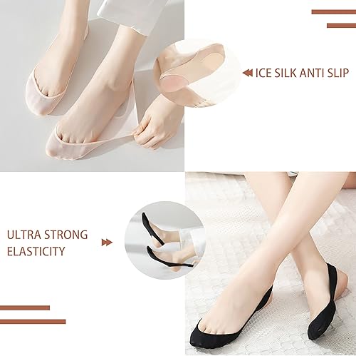 Miniatura 5 de Cojines de pie estilo calcetín para mujer, almohadillas metarsianas para aliviar la fatiga del pie, insertos de calcetines con eslinga para el