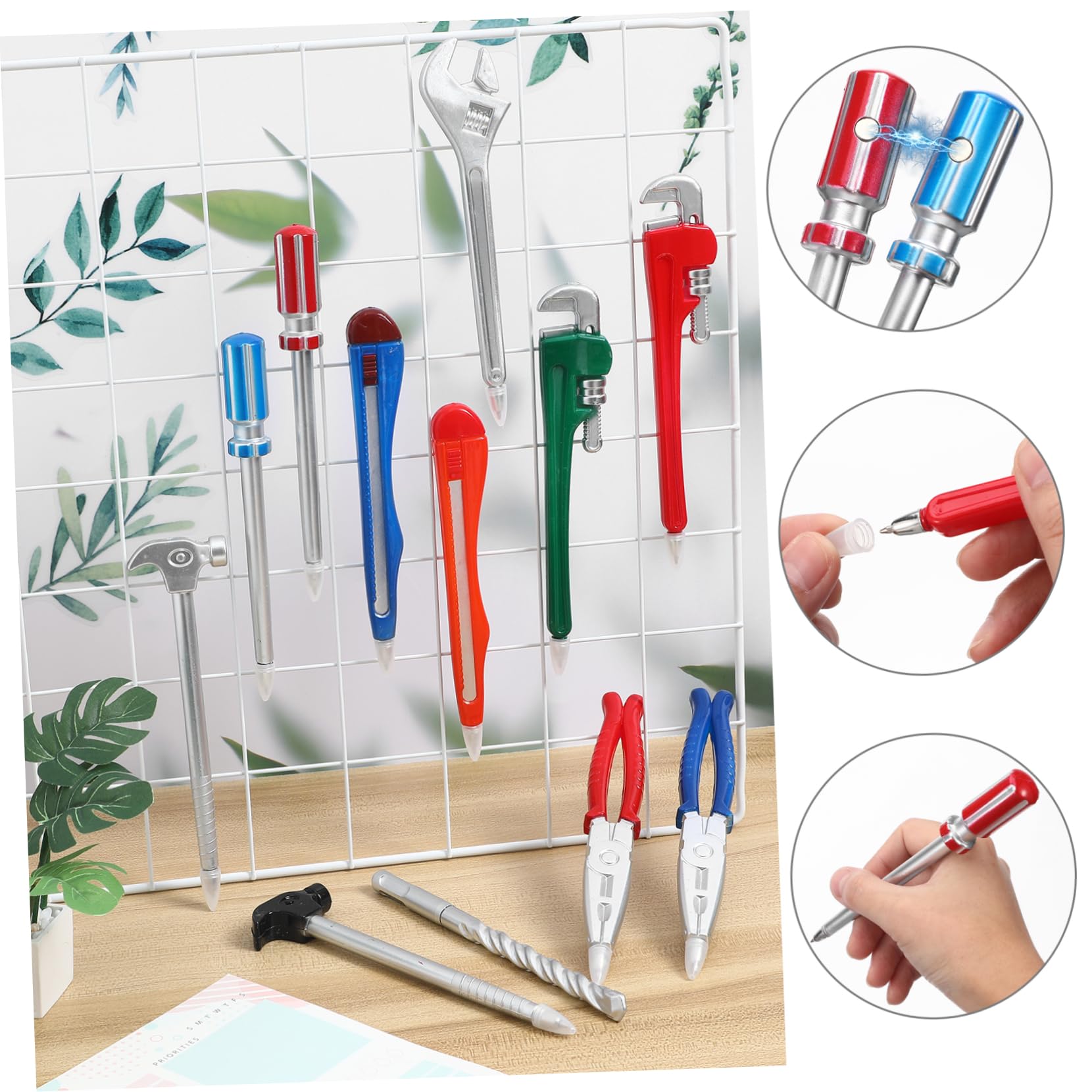 60pezzi Penne Sfera Strumenti Creativi Con Impugnatura Ergonomica Di Cancelleria Per Ufficio e Regali Unici Per Appassionati Di Fai Te
