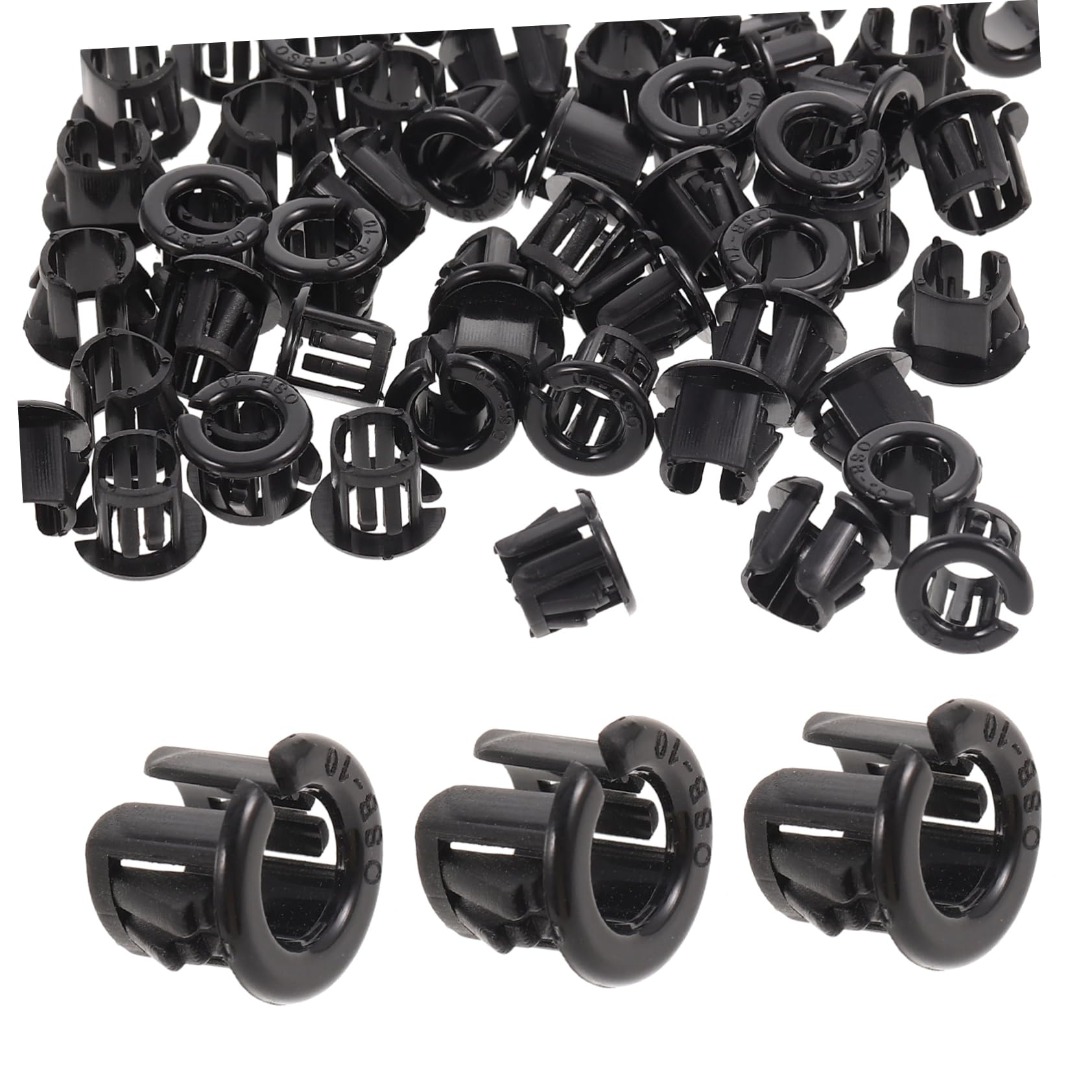 NAMOARLY Cable Hole Grommet 50pcs Snap in Cable Bushing Hose Bushing Grommet Accessories