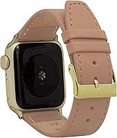 Vista 17 de Bandini Correas de cuero para mujer para Apple Watch de 1.496 pulgadas, 1.575 pulgadas, 1.614 pulgadas para mujer, correa delgada de cuero iWatch