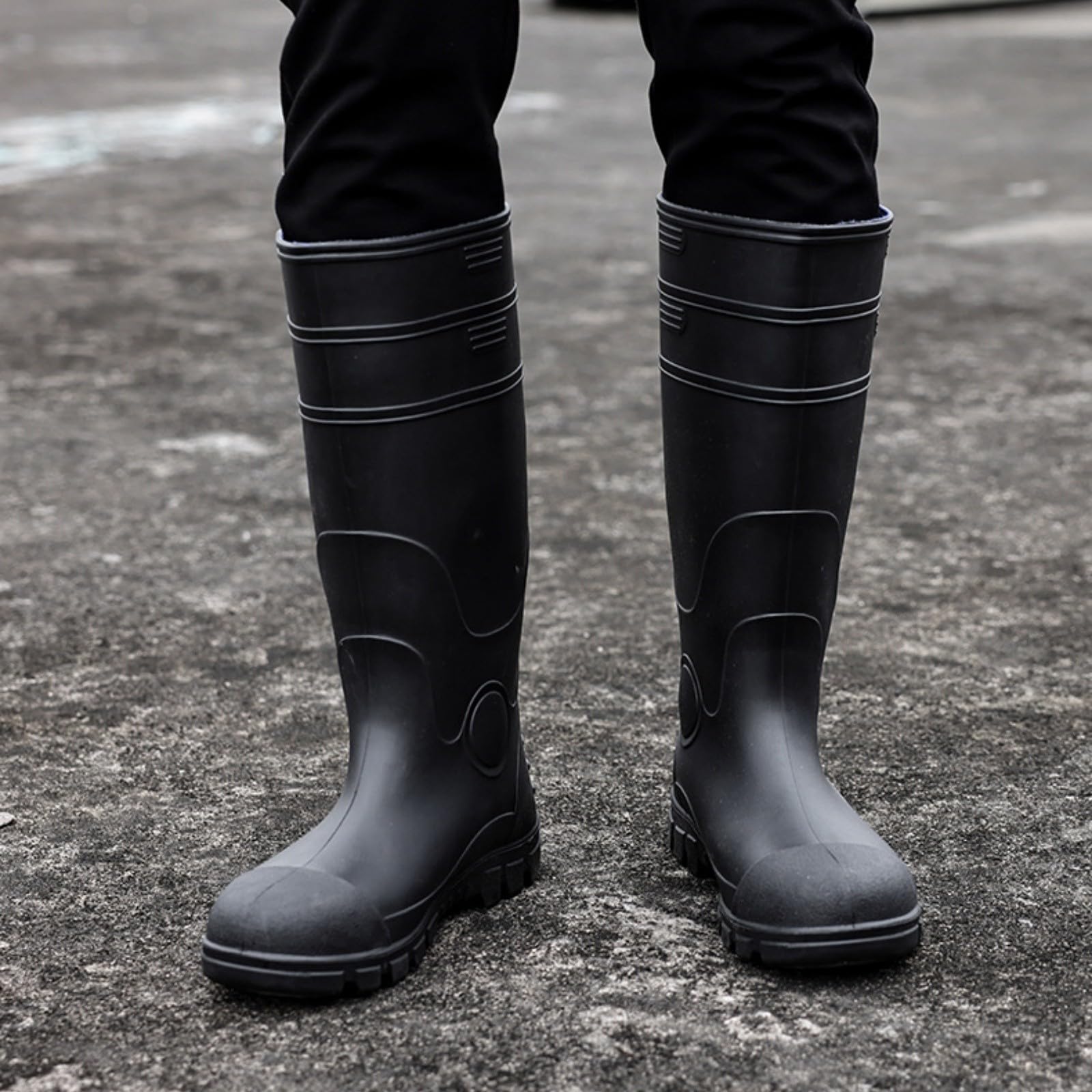 Botas De Agua De Caña Media Para Mujer Y Hombre Botas Impermeables Botines Jardín Trabajo Ligeras Y Cómodas Trabajo Duraderas Antideslizante Adecuado Para Días Lluviosos Y Ambientes Húmedos