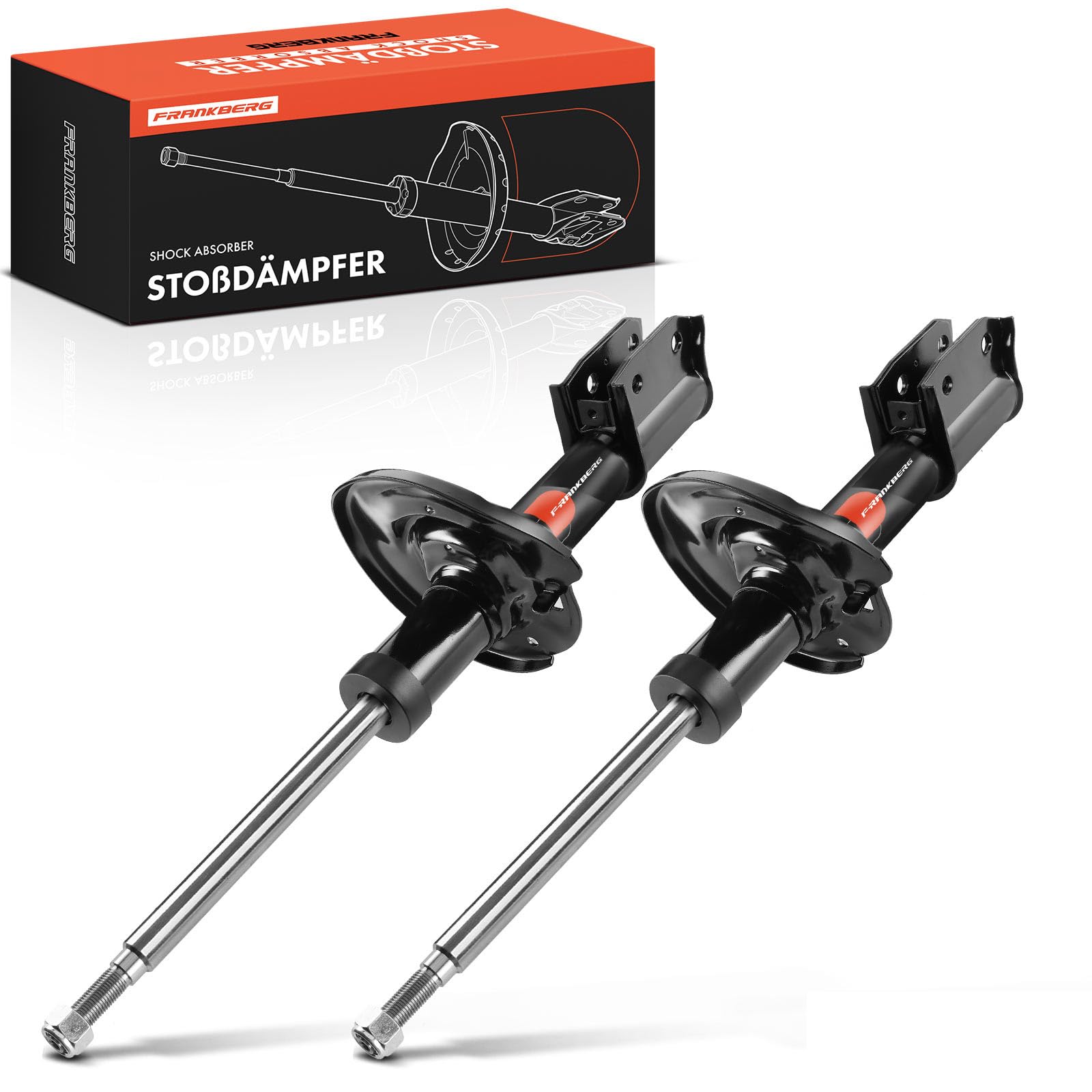 Frankberg 2 ammortizzatori anteriori da 507 mm a pressione di gas | 543023390R; Compatibile con: Lodgy JS