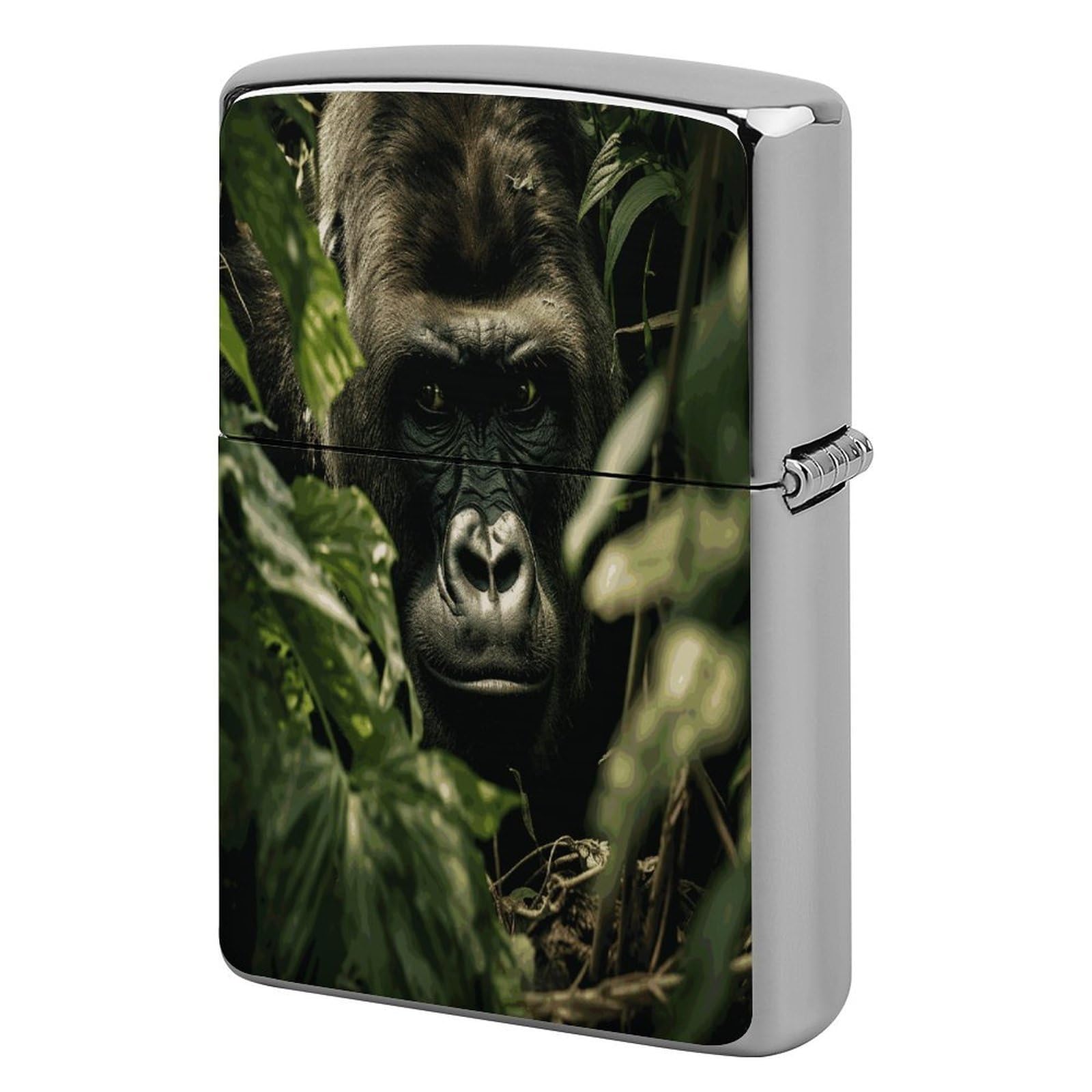 Fekiloot Style Gorilla Landscape Lighter Case Cover Lighter Holder