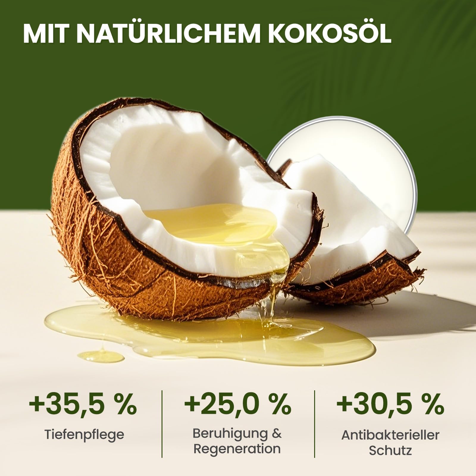 PawSono Pfotenbalsam Hund und Katze mit Kokosöl 60g | Sicher Ableckbar | 100% natürliche Pflege Pfotenpflege Nasenbalsam für Trockene, Rissige Nase und Pfoten | Hundepfoten Balsam Auch für Pferdehufe | Pfotenbalsam Hund und Katze mit Kokosöl 60g