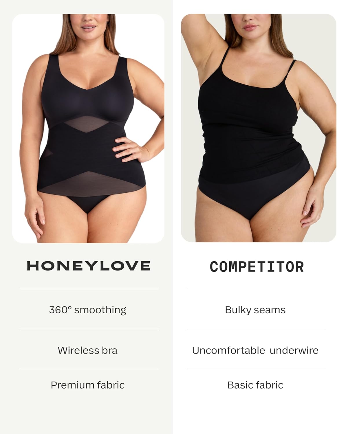 HONEYLOVE Shapewear for Women - LiftWear Tank With Built In Bra - Body Shaping Top for Tummy Control - Image 5