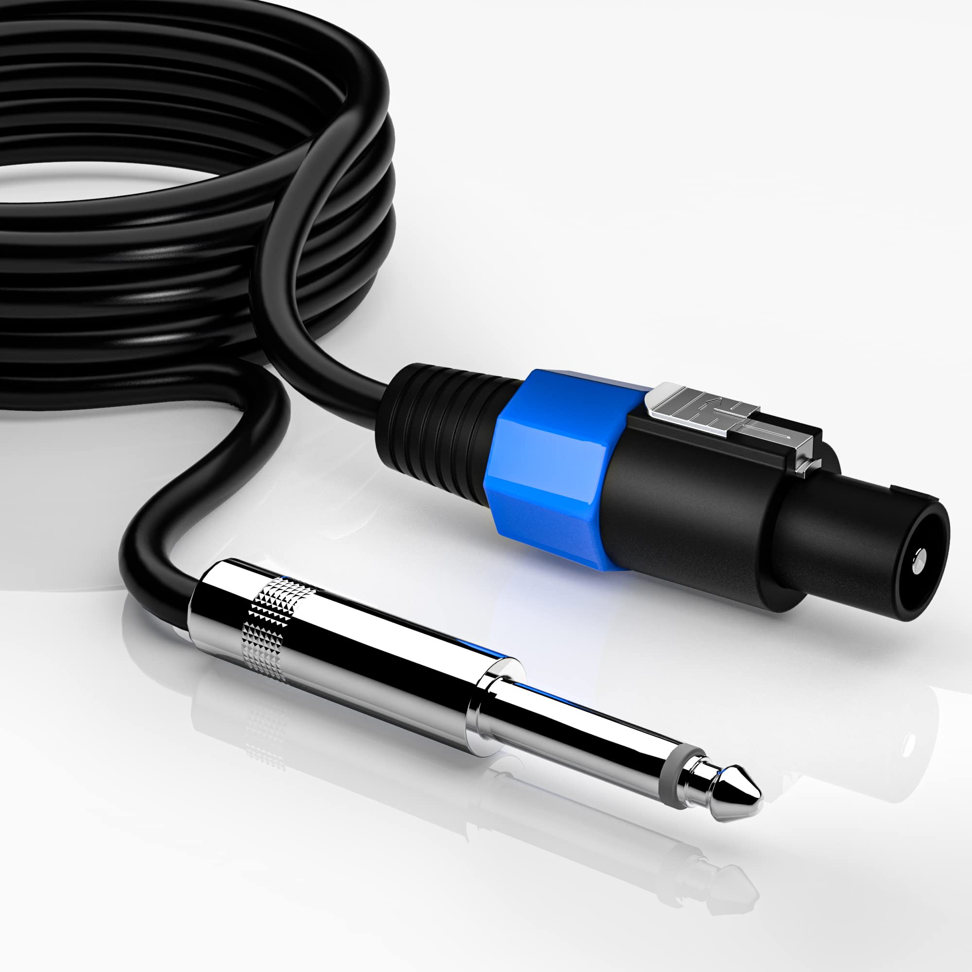 Cavo Audio Speakon A 1/4 TS | 2M 12AWG | Connettori Oro | Per Amplificatori E Altoparlanti | Professionale - Foto 7