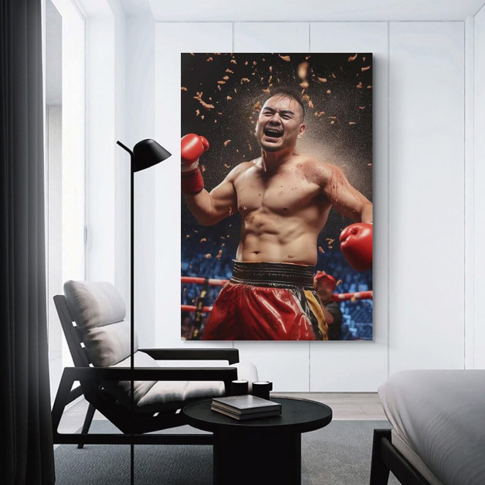 Amazon.com: Chinese Boxers Zhang Zhilei Heavyweight Boxing Posters