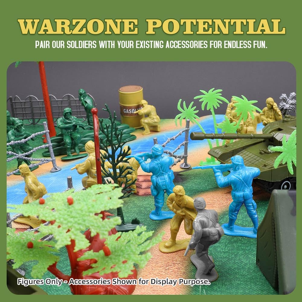 Amazon.co.jp: ViiKONDO アーミーメンズトイアクションフィギュア