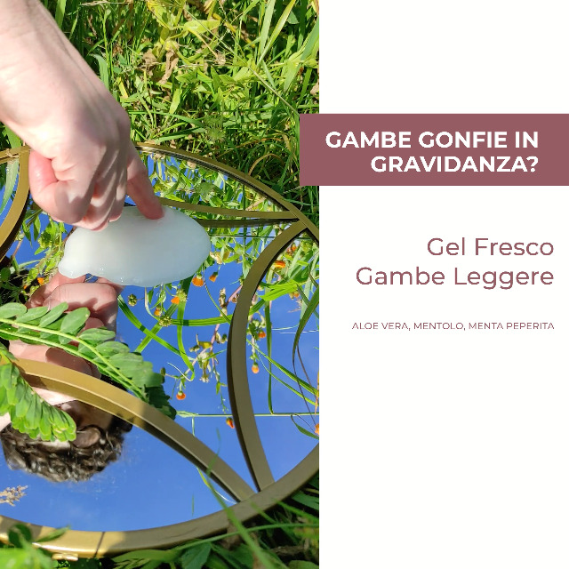 Gambe gonfie in gravidanza? Usa il gel defaticante Almagreen