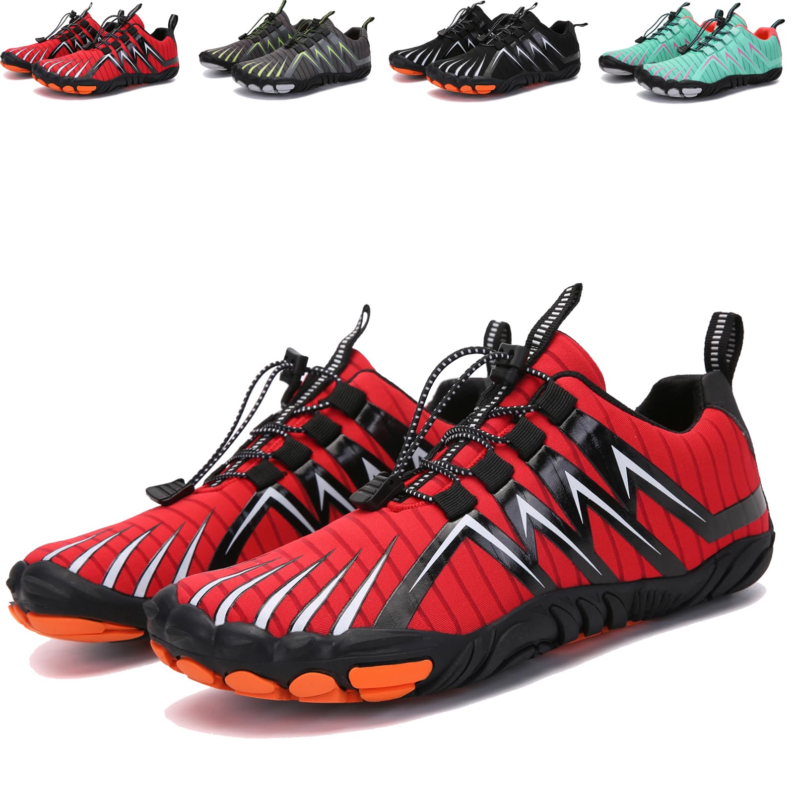 FOGOIN Barfußschuhe Damen Herren Walkingschuhe Expert Pro - Gesunde & Bequeme Barfußschuhe für Rock & Pure Movement