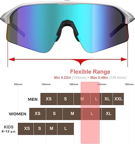 Miniatura 3 de Gafas de sol polarizadas para ciclismo para mujeres y hombres, golf, correr, voleibol, MTB y deportes al aire libre
