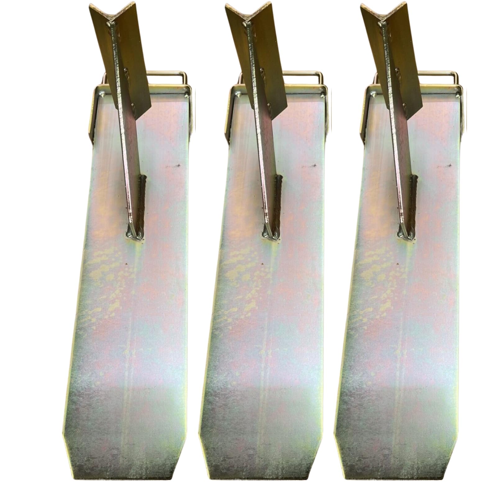 HILL TOP FABRICATIONS CO (1998) LTD - 3 x Extra Large Acro-Mate Prop Boys Brackets. Zinc Plated Gold, Long Lasting Non Corrosive Finish & Added Durability. Fits All Standard Acro Props British Made