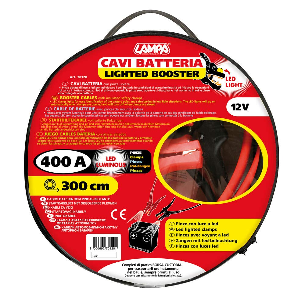 LAMPA 70120 Câbles de démarrage 400A