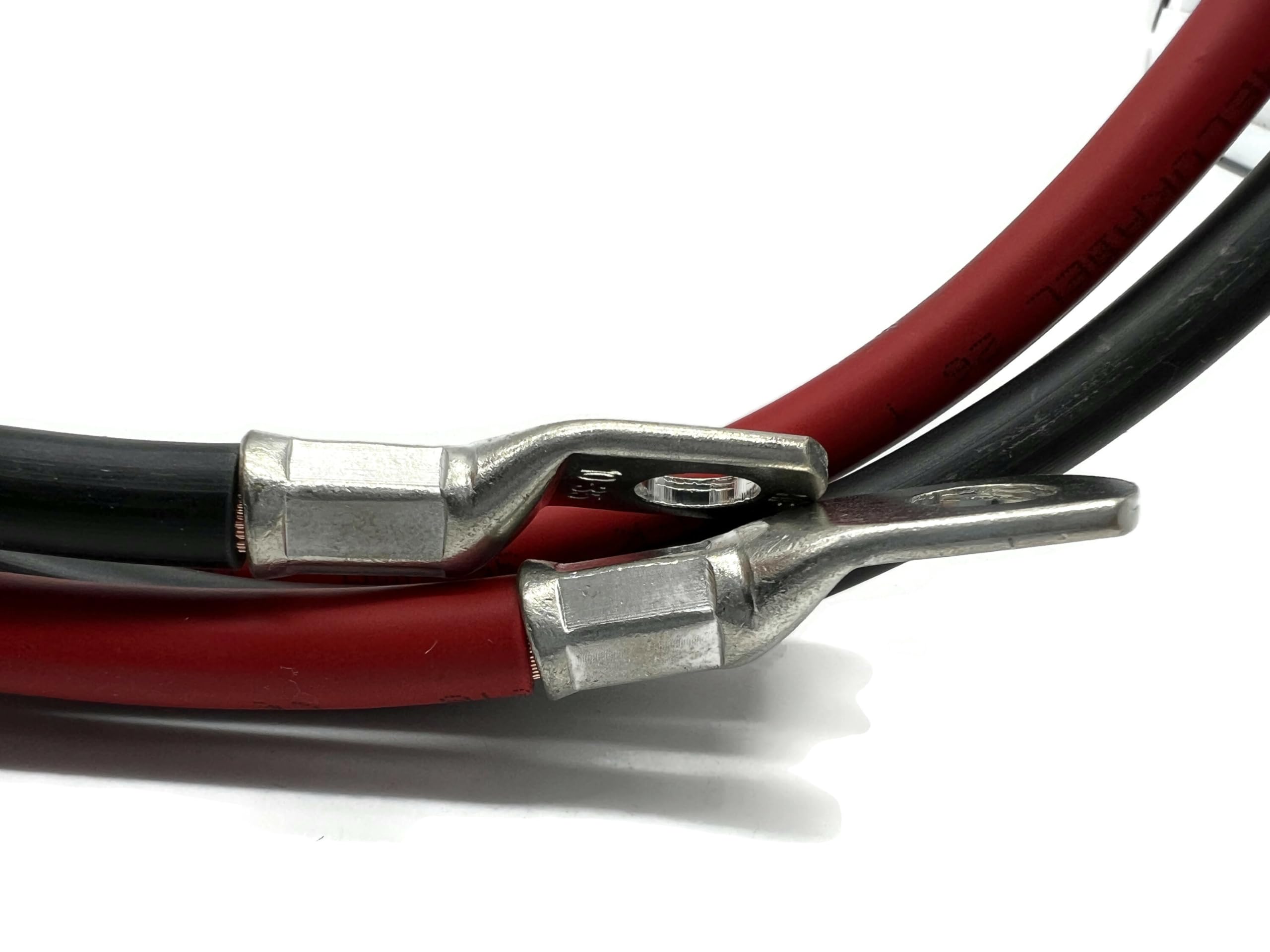 eXODA Set Cavo Batteria 35 mm² 100cm con capocorda M10 Rosso e Nero per Auto Moto Barca Versatile Alta flessibilità Durevole e affidabile