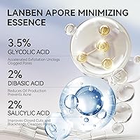 Vista 6 de LANBENA 3-in-1 Blackhead Removal Set - Pore Strips (30g), Pore Minimizing Serum (30ml) & Removal Paper - Mask for Face, Minimizes Pores & Leaves