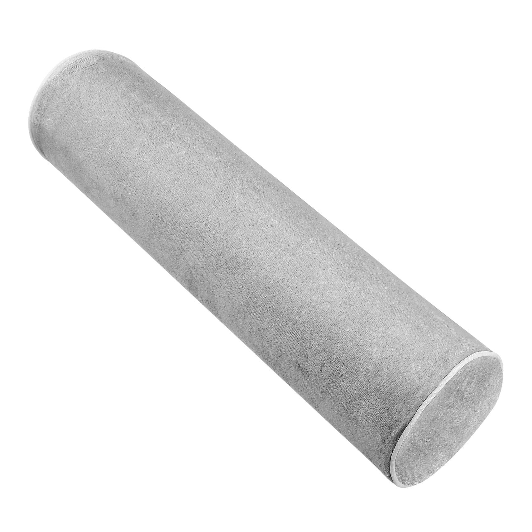 Almohada Cervical Ergonómica Cilíndrica 11X40 CM Soporte para Piernas y Espalda, Fabricada en Algodón Viscoelástico, para Dormir y Viajes