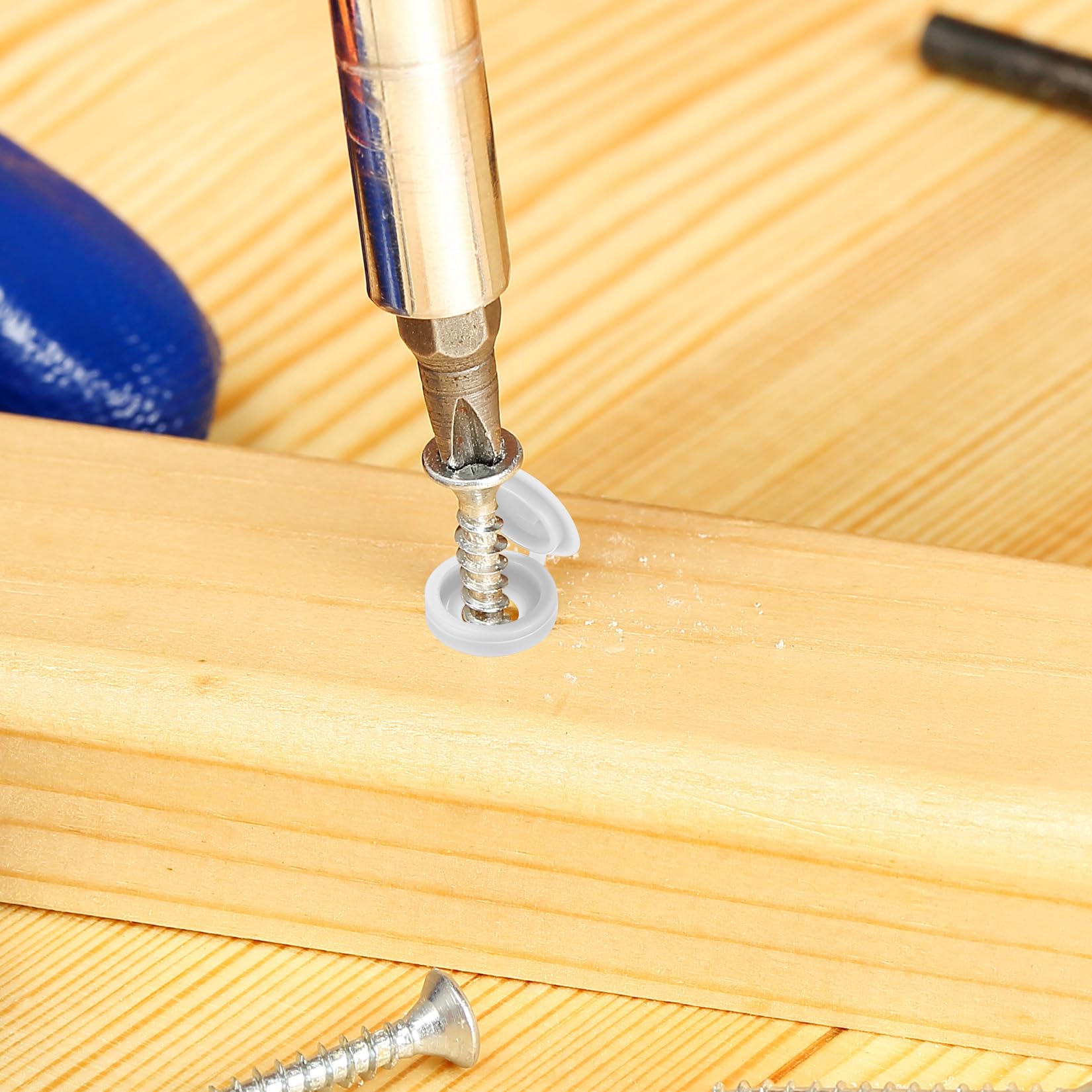 240 Tappi A Vite In Plastica Incernierati, Coperture Pieghevoli - Foto 4