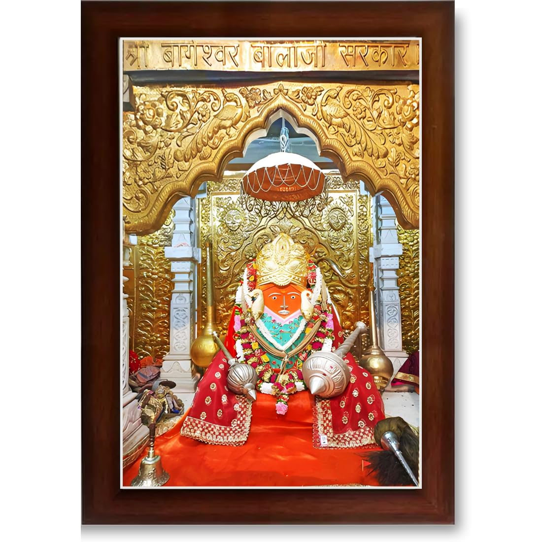 CRAFT QUEST Bageshwar Dham, Bageshwar baba, bageshwar sarkar, pandit dhirendra shastri photo Religious Frame (10 X 14 Inches, Brown) (B0D7F52DB6) Amazon Price History, Amazon Price Tracker