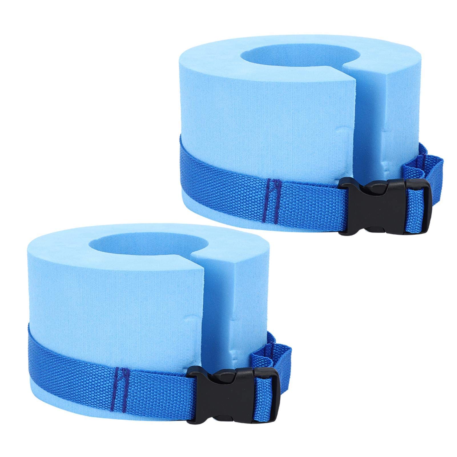 Inflatable Armbands for Kids, Water Resistant Biodegradable Arm Band Swim Trainers Arm Floatie Sleeves Easy To Carry Lightweight for Beginner for Swimming(blue)